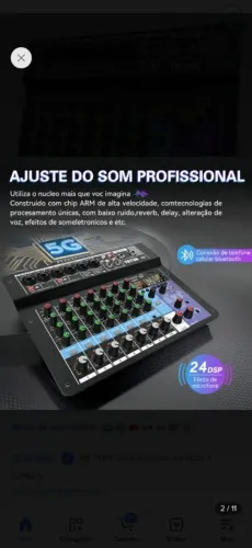 Mesa de Som Teyun