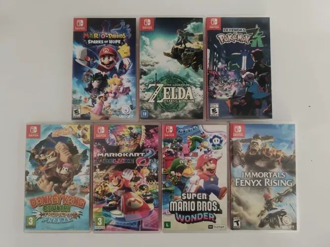 LOTE - JOGOS NINTENDO SWITCH
