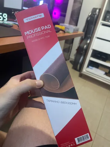 Mouse Pad de couro com 2 cores