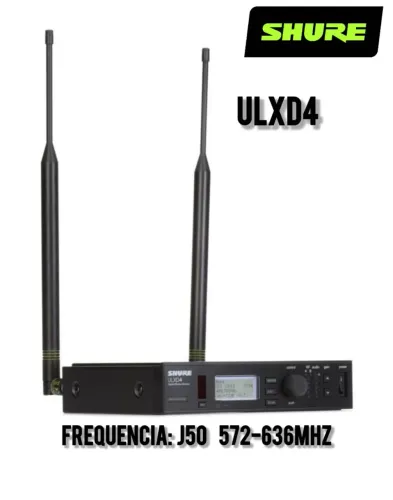 Receptor Shure ULXD4 J50 Profissional Sem Fio Digital