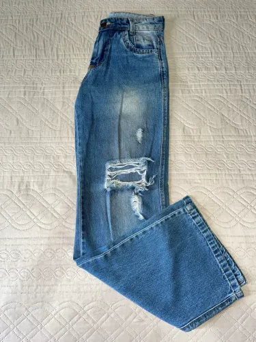 Calça wide leg infantil