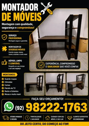 Montador de Móveis/ Orçamento sem compromisso!