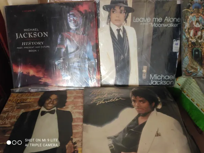 Discos de vinil do Michael Jackson 