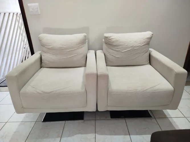 Poltronas giratórias (2 peças)