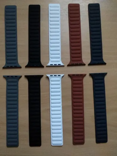 Pulseira de silicone com Fecho Magnético Para Apple Watch:  42/44/45/49 mm