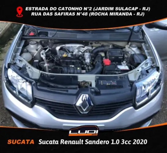 Sucata Renault Sandero 1.0 3cc 2020