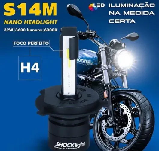Led moto h4 3600 Lumes 6000k 
