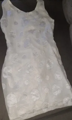 Vestidos de noiva, festa, aniversário SEDA, novo, alta costura. Tamanho P