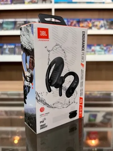 Fone de Ouvido JBL Endurance Peak 3 Bluetooth Preto | Parcela Sem Juros | Loja Curitiba