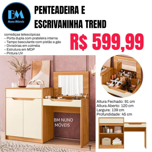 Penteadeira (Entregamos)