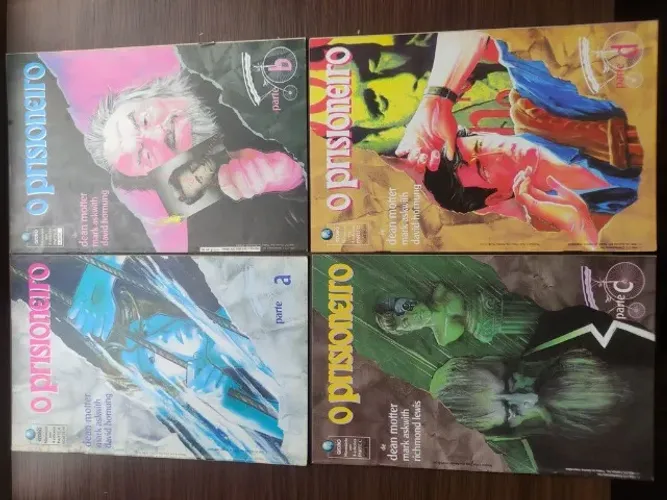 Coleção O Prisioneiro Completa Mangá HQ Antigo Editora Abril