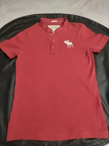 Camisa pólo Abercrombie E Fitch vermelha Tam M
