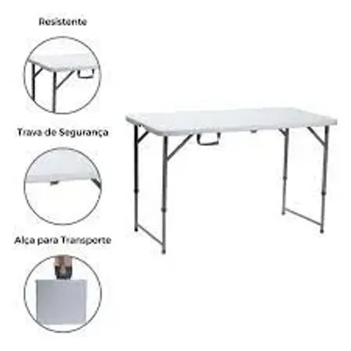 Mesa dobrável 1.20 mt