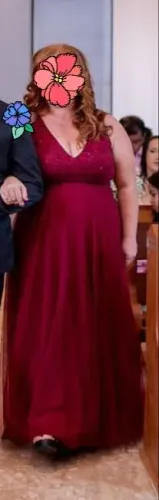 Vestido GG marsala