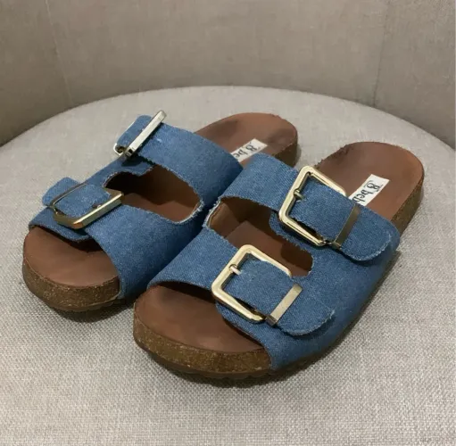 (tam: 34) papete azul jeans bebecê