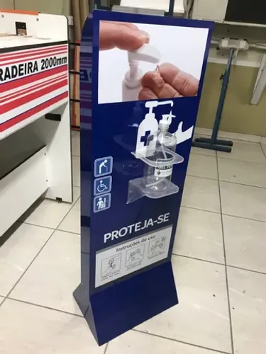 Totem álcool gel em ACM 