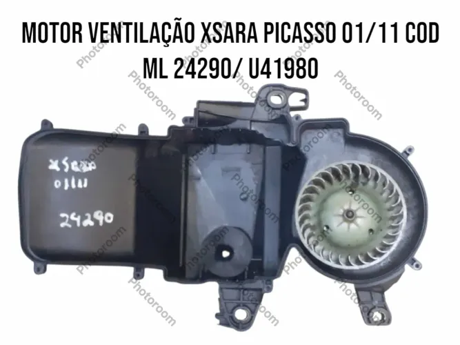 Motor Ventilação Xsara Picasso 01/11 Cod Ml 24290/ U41980