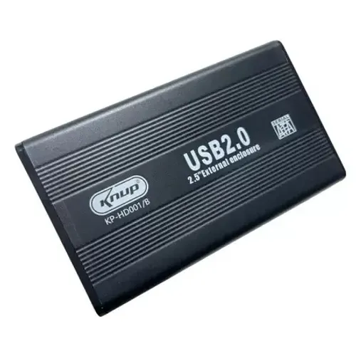 case para hd externo notebook sata 2.5 usb 2.0 kp-hd001/b knup