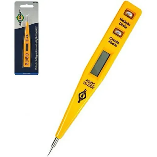 Detector de Tensão Digital Brasfort 12-220V