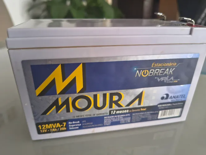 Bateria Moura 12v 7ah /20h