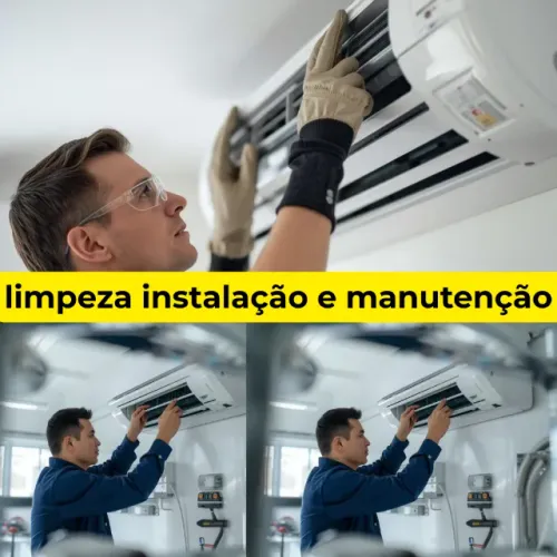 Limpeza de ar condicionado, manutenção de ar condicionado