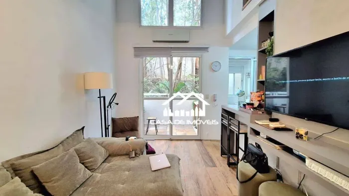 Apartamento duplex para venda ou locação, mobiliado, com 48m², na Vila Andrade.