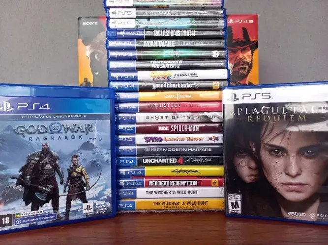 Jogos Usados e Novos de PS4 e PS5 - Wukong, Cronos, Clair Obscur - VALORES NA DESCRIÇÃO!