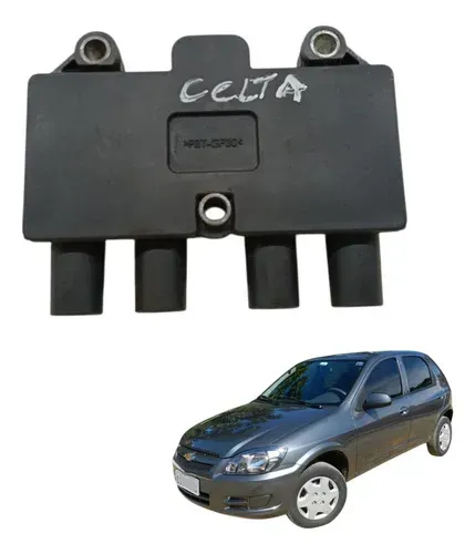Bobina Ignição 3 Pinos Chevrolet Celta 1.0 2005 2006 2007