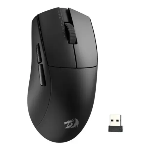 Mouse Gamer Redragon K1ng Lite, Wireless, Sem Fio, 8000 DPI, 5 Botões Programáveis- WZetta