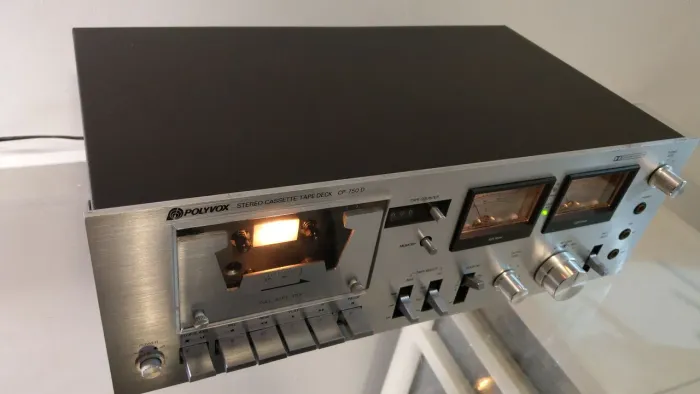 Polyvox CP-750D Stereo Cassette Tape Deck restaurado