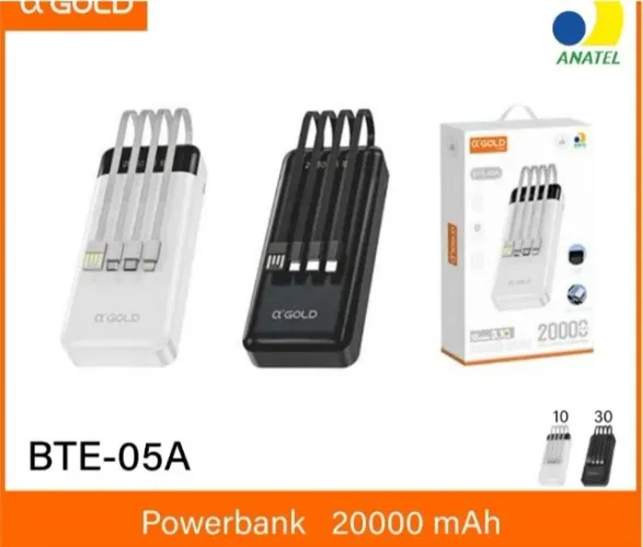 Carregador Portátil A'Gold PowerBank 20000mah 