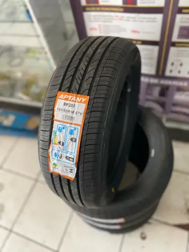 Pneu novo 195/55/16 marca APTANY (instalação grátis)