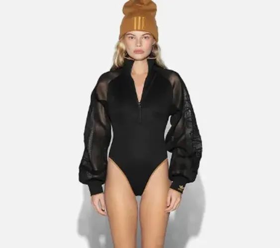 body manga longa adidas ivy park preto tam pp