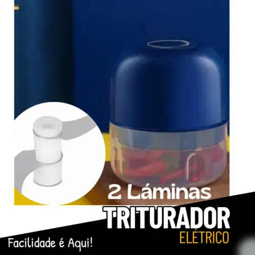 Triturador Processador de Alimentos Multifuncional Elétrico 2 Lâminas _ CS460