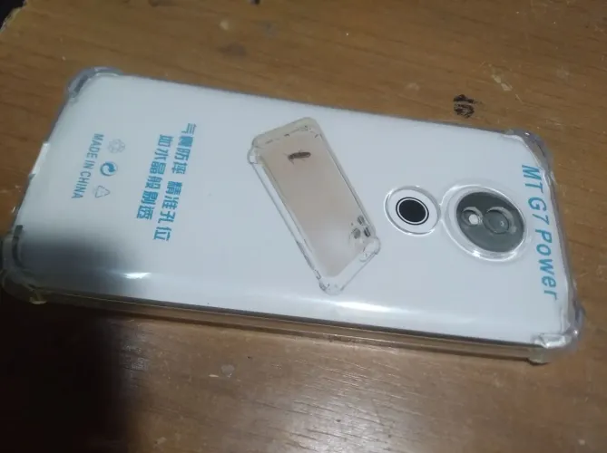 Capinha para Motorola Moto G7 Power - Transparente