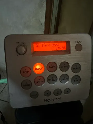 Bateria eletrônica Roland V Drums Hd-3 Lite Prateado (Usado)
