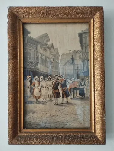 Pintura antiga A. Perez