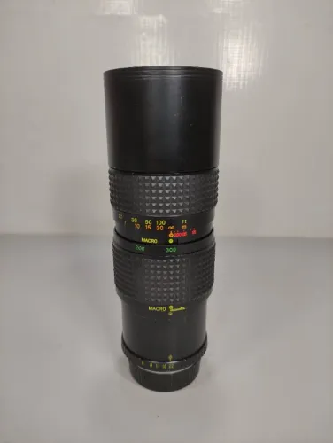 Lente Osawa Mc Macro 1:5 85-300mm - Para Pentax Macro Bqk Preto (Usado)