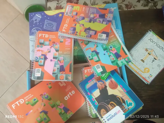 Coleção Livros 4° ano FTD sistema de ensino
