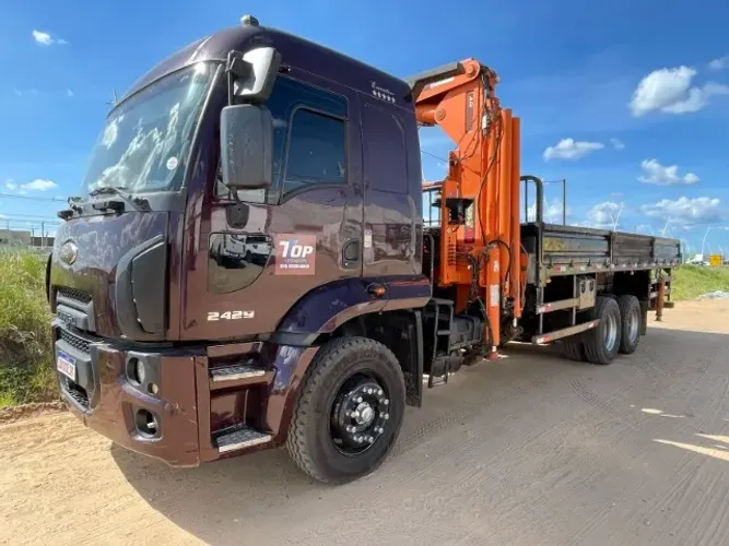CAMINHÃO FORD CARGO 2429, MUNCK 35.0 ARGOS CONTROLE JOYSTICK