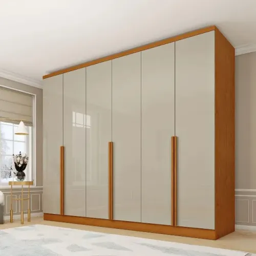 Guarda Roupa Casal 6 Portas 4 Gavetas 2.70M. Produto Novo Direto de Fábrica.