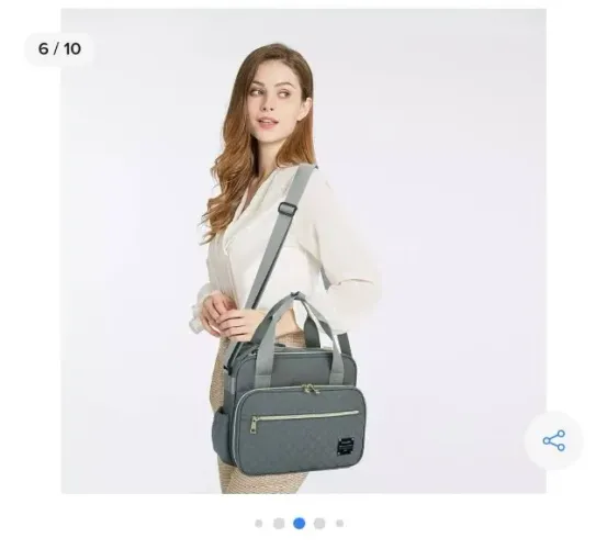 bolsa transversal maternidade lequeen