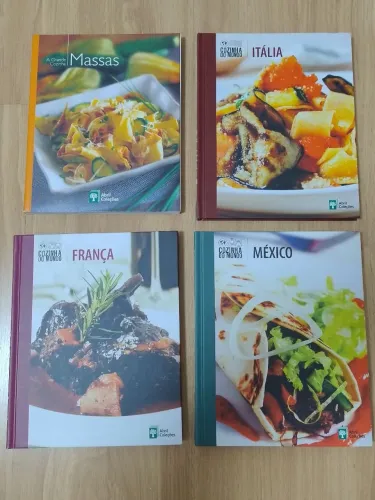 4 Livros de culinária/receitas