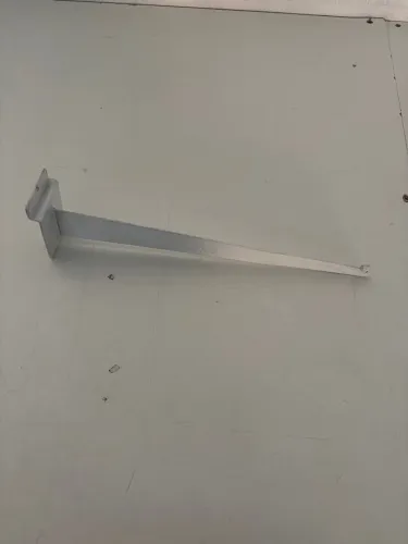 Mão francesa branca 30cm painel canaletado