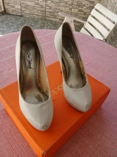 Sapato Scarpin Branco