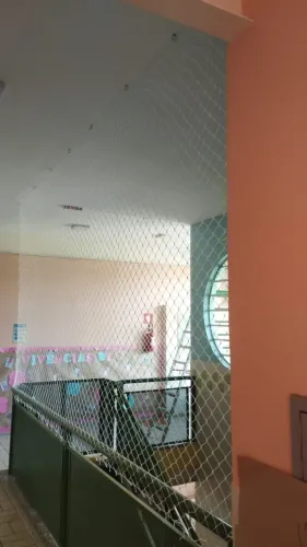 Muro|Beiral com Rede De Proteção