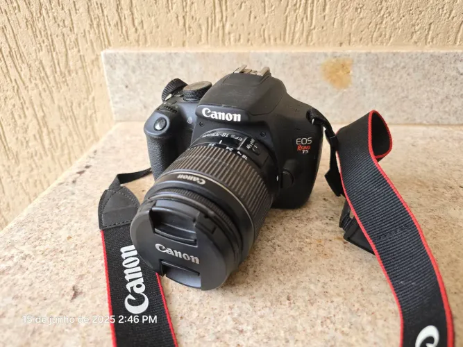 Câmera Canon EOS Rebel T5 - Perfeita para fotos e vídeos!
