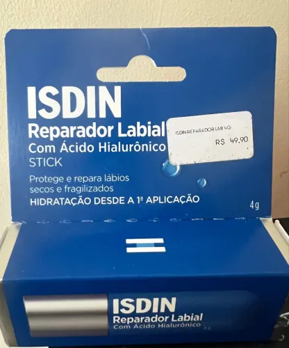 Isdin Reparador Labial Hidrantante Ácido Hialurônico 