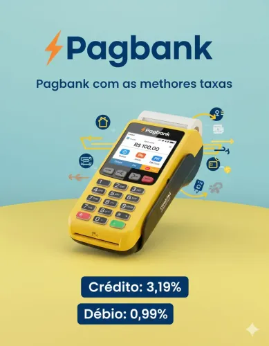 Máquina de Pagbank moderninha pró 2 