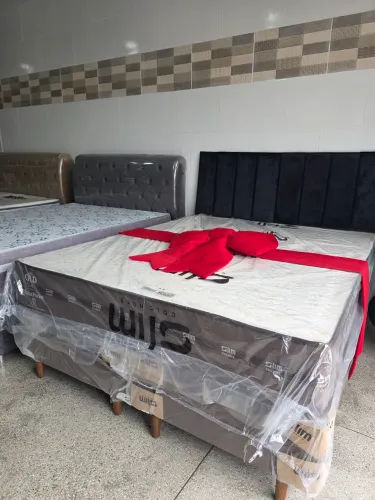 Cama queen size 1,58x1,98 nova oferta mês do cliente 